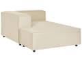 Pikkukuva 6 / 11: Kulmasohva beige kahdelle pellavaverhoilu oikea rahi modulaarinen moderni skandinaavinen