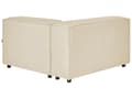 Pikkukuva 10 / 11: Kulmasohva beige kahdelle pellavaverhoilu oikea rahi modulaarinen moderni skandinaavinen