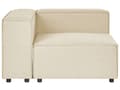 Miniatyrbillede 9 af 11: Modulsofa Beige Hør 2 Personers Hjørnesofa med Chaiselong Designer Blød Klassisk Flyder Sofa Moderne Stue Indretning Høj Kvalitet