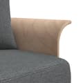 Miniatyrbillede 8 af 11: vidaXL L-formet sovesofa 279x140x70 cm stof mørkegrå