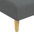 Miniatyrbillede 9 af 11: vidaXL L-formet sovesofa 279x140x70 cm stof mørkegrå