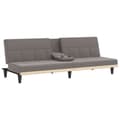 Miniatyrbillede 6 af 11: vidaXL sovesofa med kopholdere stof gråbrun