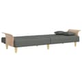 Miniatyrbillede 8 af 11: vidaXL sovesofa med armlæn stof mørkegrå
