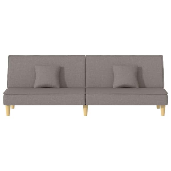 vidaXL Bäddsoffa taupe tyg