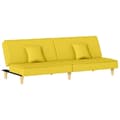 Miniatyrbillede 1 af 11: vidaXL sovesofa stof lysegul