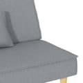 Miniatyrbillede 10 af 11: vidaXL sovesofa stof lysegrå
