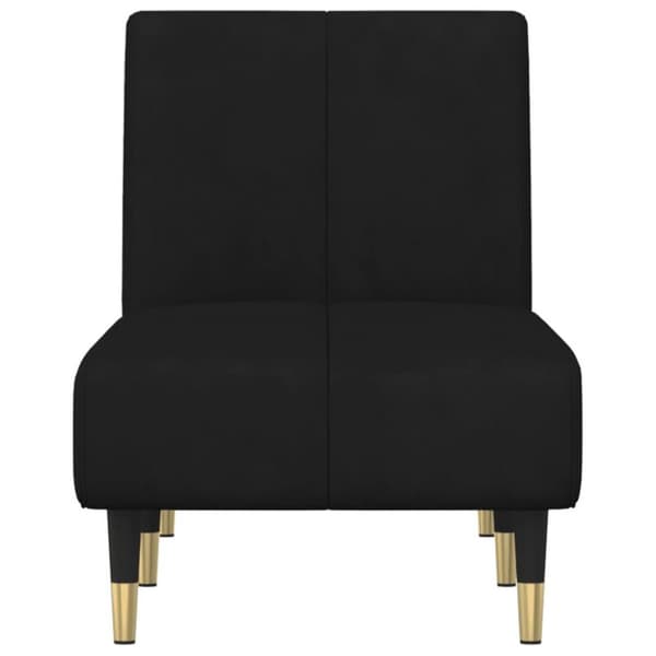 vidaXL chaiselong velour sort