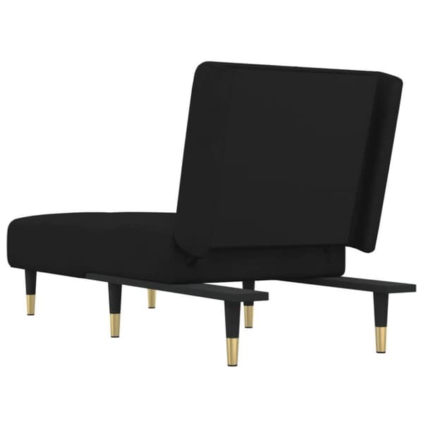 vidaXL chaiselong velour sort