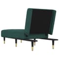 Miniatyrbillede 5 af 9: vidaXL chaiselong velour mørkegrøn