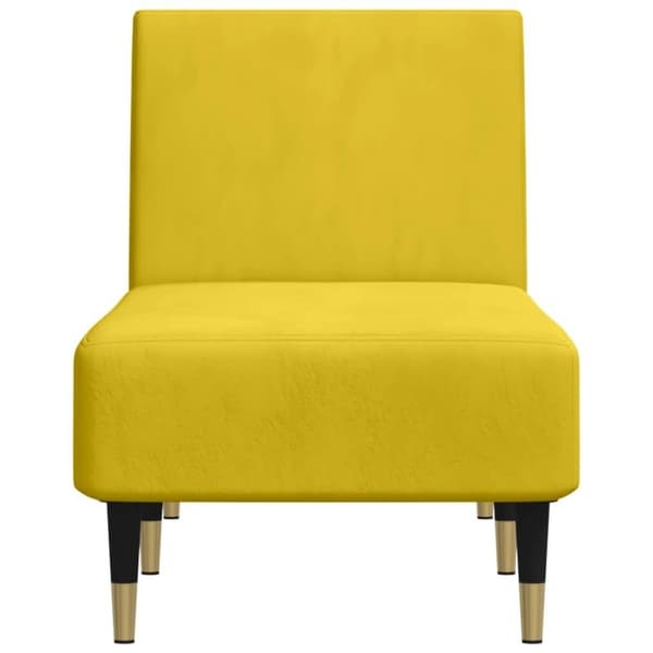 vidaXL chaiselong velour gul