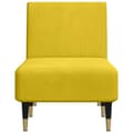 Miniatyrbillede 4 af 9: vidaXL chaiselong velour gul