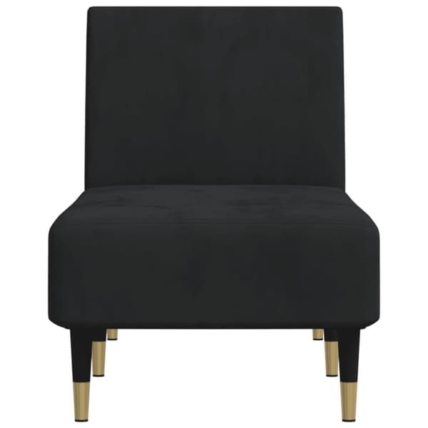 vidaXL chaiselong velour sort