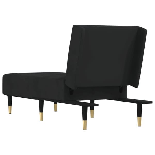 vidaXL chaiselong velour sort