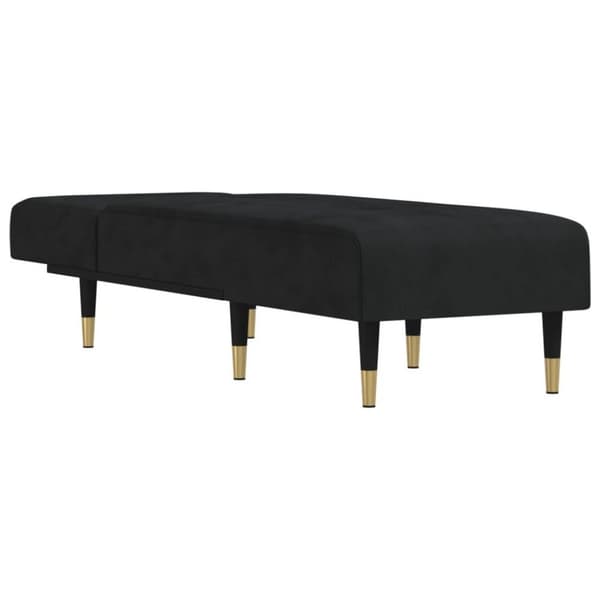 vidaXL chaiselong velour sort
