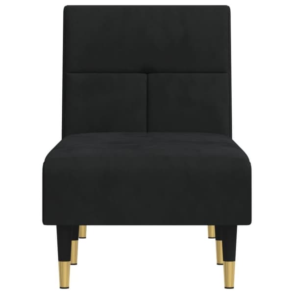 vidaXL chaiselong velour sort