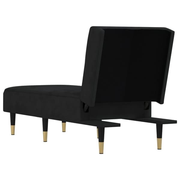 vidaXL chaiselong velour sort
