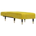 Miniatyrbillede 3 af 9: vidaXL chaiselong velour gul
