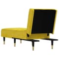 Miniatyrbillede 5 af 9: vidaXL chaiselong velour gul