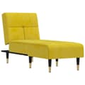 Miniatyrbillede 1 af 9: vidaXL chaiselong velour gul