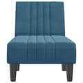 Miniatyrbillede 4 af 9: vidaXL chaiselong velour blå