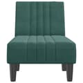 Miniatyrbillede 4 af 9: vidaXL chaiselong velour mørkegrøn
