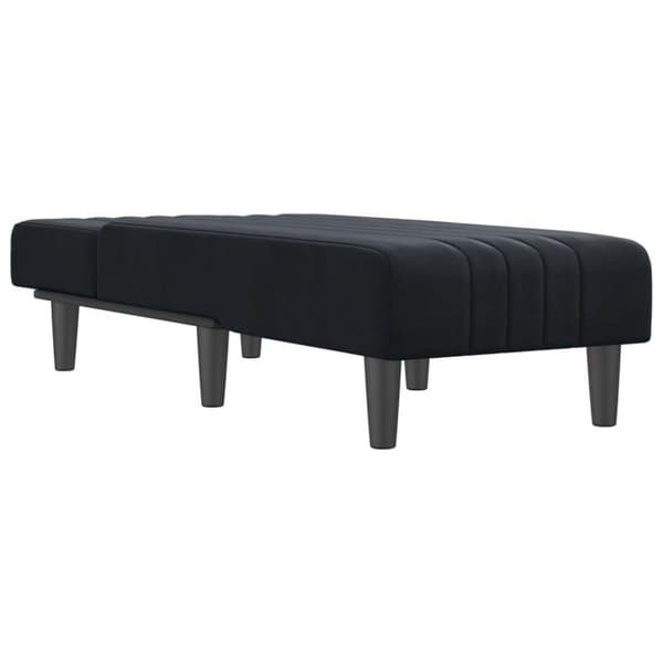 vidaXL chaiselong velour sort