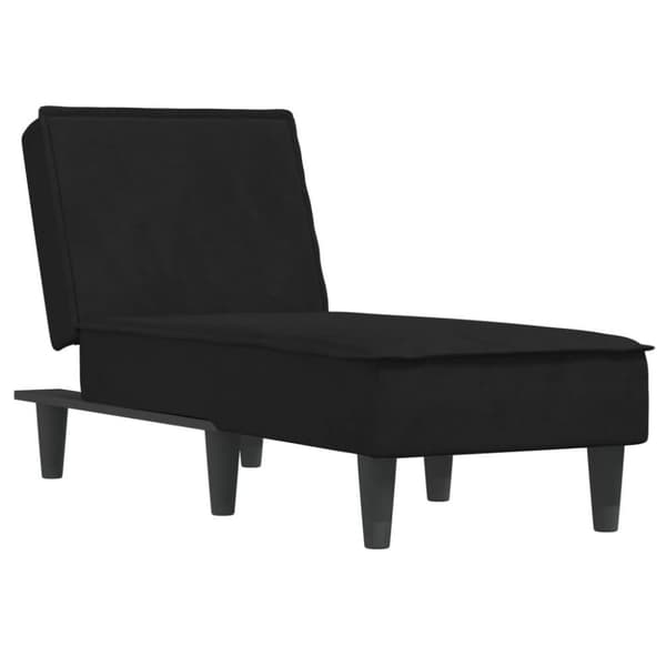 vidaXL chaiselong velour sort