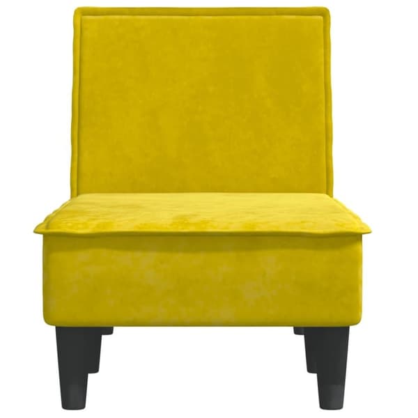 vidaXL chaiselong velour gul