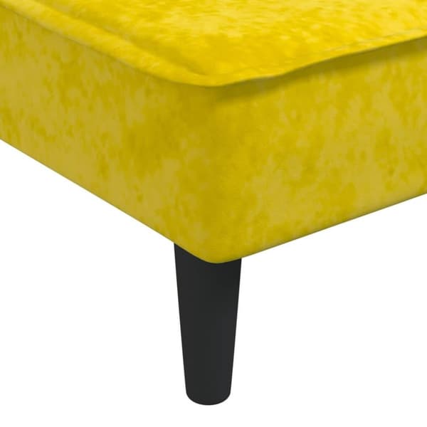vidaXL chaiselong velour gul