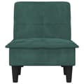 Miniatyrbillede 4 af 9: vidaXL chaiselong velour mørkegrøn