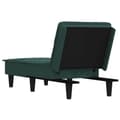 Miniatyrbillede 5 af 9: vidaXL chaiselong velour mørkegrøn