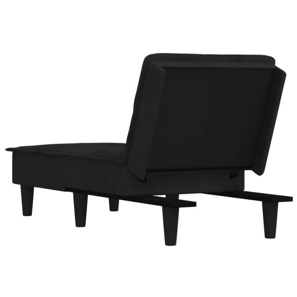 vidaXL chaiselong velour sort