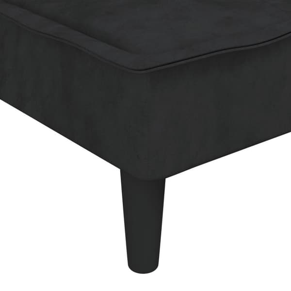vidaXL chaiselong velour sort
