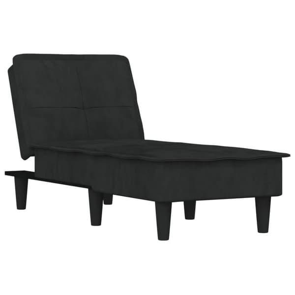 vidaXL chaiselong velour sort
