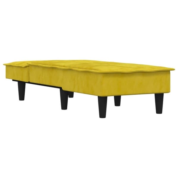 vidaXL chaiselong velour gul