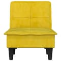 Miniatyrbillede 4 af 9: vidaXL chaiselong velour gul