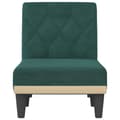 Miniatyrbillede 4 af 9: vidaXL chaiselong velour mørkegrøn