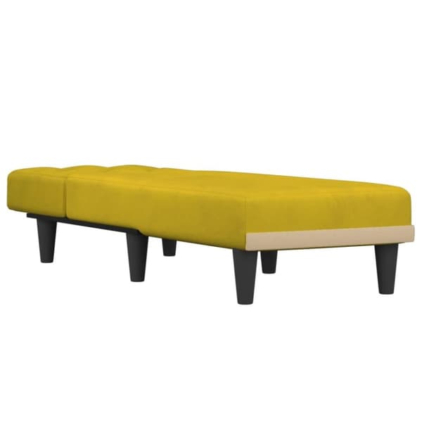 vidaXL chaiselong velour gul
