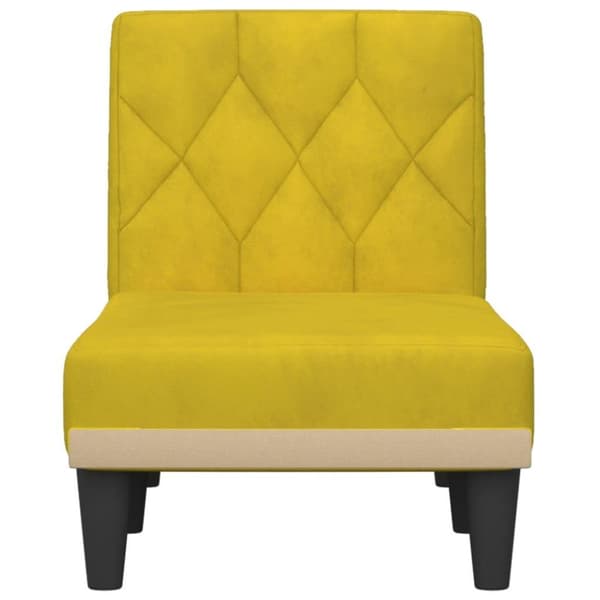 vidaXL chaiselong velour gul
