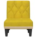 Miniatyrbillede 4 af 9: vidaXL chaiselong velour gul