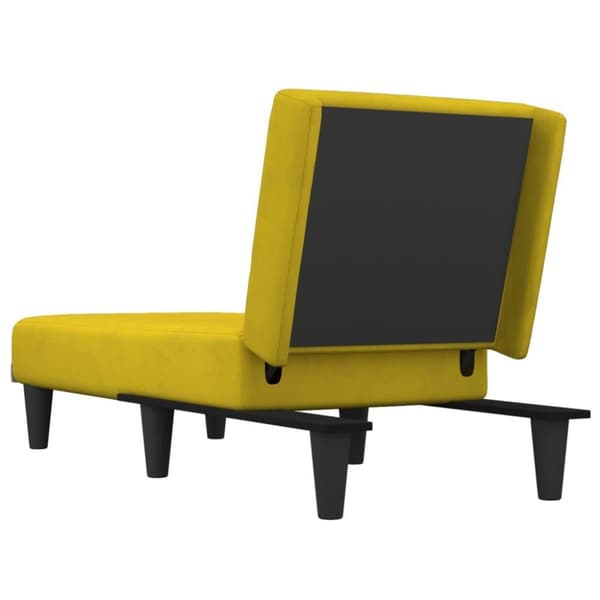 vidaXL chaiselong velour gul