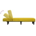 Miniatyrbillede 6 af 9: vidaXL chaiselong velour gul