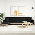 Miniatyrbillede 2 af 11: vidaXL L-formet sovesofa 275x140x70 cm stof sort