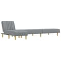 Miniatyrbillede 4 af 11: vidaXL L-formet sovesofa 255x140x70 cm stof lysegrå