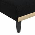 Miniatyrbillede 9 af 11: vidaXL L-formet sovesofa 255x140x70 cm stof sort