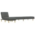 Miniatyrbillede 4 af 11: vidaXL L-formet sovesofa 255x140x70 cm stof mørkegrå