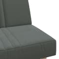 Miniatyrbillede 8 af 11: vidaXL L-formet sovesofa 255x140x70 cm stof mørkegrå