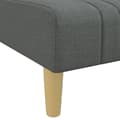 Miniatyrbillede 9 af 11: vidaXL L-formet sovesofa 255x140x70 cm stof mørkegrå