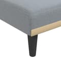 Miniatyrbillede 9 af 11: vidaXL L-formet sovesofa 275x140x70 cm stof lysegrå