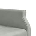 Miniatyrbillede 8 af 11: vidaXL L-formet sovesofa 271x140x70 cm velour lysegrå